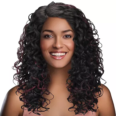 Long Afro Kinky Curly Lace Front WigsL Part Heat Resistance Synthetic Hair Wig • $14.98