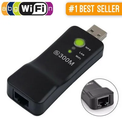 Smart TV To UWA-BR100 Wifi Wireless USB LAN Adapter Wifi Repeater AU #❤ • $15.79