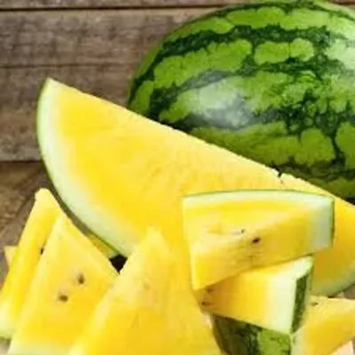 25 Seeds Watermelon Yellow Rare Vegetable Planting Organic Heirloom Garden . • $3.76