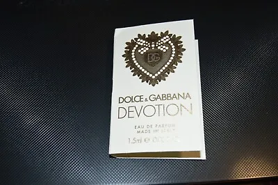 D&G DOLCE & GABBANA DEVOTION EDP 1.5ml .05fl Oz SAMPLE VIAL- NEW • $7.95