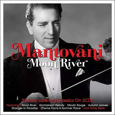 Mantovani - Moon River - 2 Cds - New & Sealed!! • £4.49