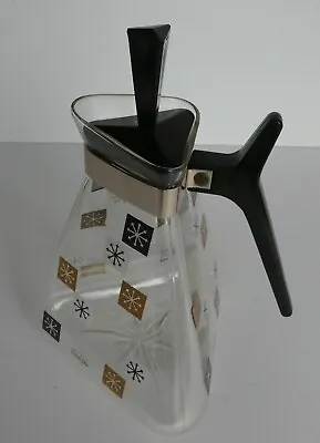 £34.95 • Buy Vintage 1950s 1960s Mid Century Triangular Glass Coffee Pot Jug