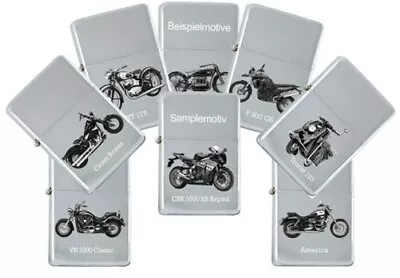 Sturm Lighter With Engraving: Motorradmarke Suzuki Petrol Lighter • $19.13