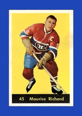 1960-61 Parkhurst Set-Break # 45 Maurice Richard EX-EXMINT *GMCARDS* • $41