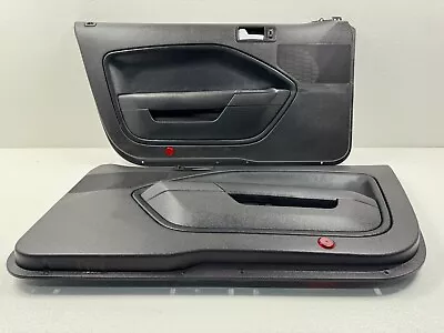 2005-2009 OEM Ford Mustang Charcoal Black Base Front Door Panels |W415 • $195