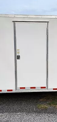 Polycore Custom Doors FOR ENCLOSED TRAILERS - White Door/ Mill Frame • $925