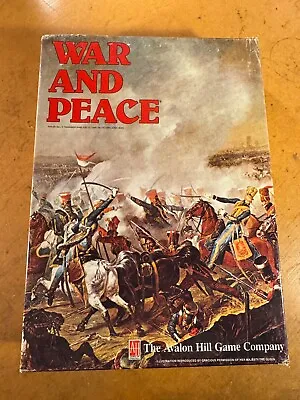 War & Peace By Avalon Hill  Napoleonic War Game COMPLETE UNPUNCHED B • £75
