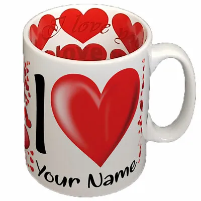 Say I Love You With A Personalised Valentines Day Romantic Ceramic Mug • £11.49