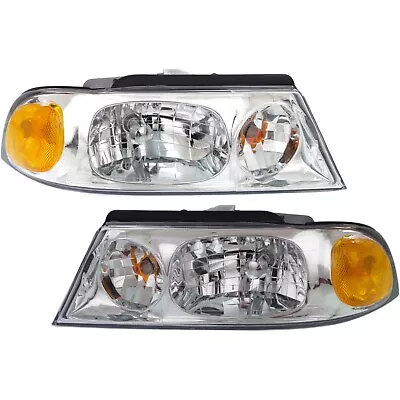 Headlight Assembly Set For 98-02 Lincoln Navigator Left Right Halogen With Bulb • $128.98