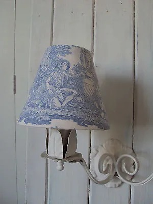 Laura Ashley Toile De Jouy **candle Lampshades ** French Country Style Chic  • £22.50