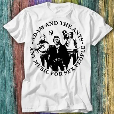 Adam And The Ants Music For People Poster T Shirt Top Tee 417 • £6.70