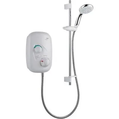 Mira Event XS Thermostatic Electric Power Shower White & Chrome 1.1532.400 • £512.24