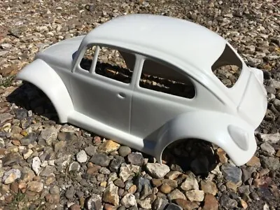  VW Mini Sand Scorcher Monster Beetle Baja Bug Buggy Kamtec White ABS Plastic • £11.99