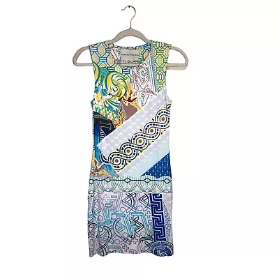 Mary Katrantzou Women's Dress Sleeveless Doves Abstract Print Size M • $56.24