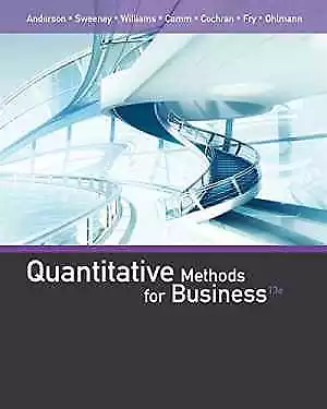 Quantitative Methods For Business - Hardcover By Anderson David R.; - Very Good • $52.57