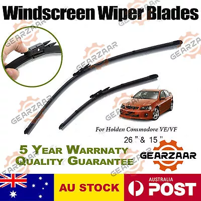 Windscreen Wiper Blades Aero For Holden Commodore VE VF Berlina Calais 2006-2017 • $16.49