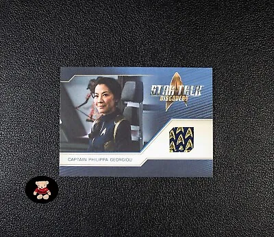 Star Trek Discovery S1 Michelle Yeoh Captain Georgiou Worn Costume Card RC3 Gold • $95
