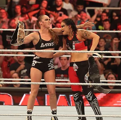 RONDA ROUSEY & SHAYNA BASZLER 8x10 COLOR PHOTO ROH ECW WWE NXT AEW IMPACT 10 • $7.96