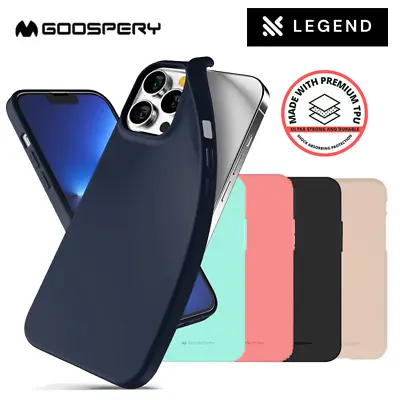 $7.99 • Buy Goospery Ultra Slim Silicone Soft Phone Case For IPhone 6 7 X XR XS 11 12 13