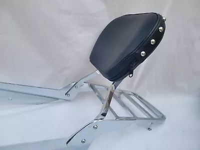 $109 • Buy  Studs   Yamaha V-Star 650 Classic  Sissy Bar Backrest W/ Luggage Rack