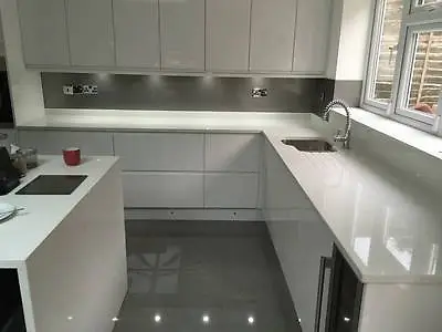 White MarbleGranite And Quartz Kitchen Worktops New G • £750