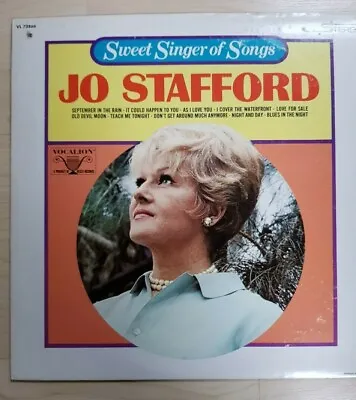 £2.99 • Buy Jo Stafford - Sweet Singer Of Songs - Vinyl LP (Cut Out)