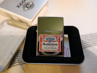 $127 • Buy Zippo Hp Budweiser Lighter 1997