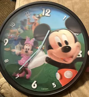 Disney Mickey Mouse Clubhouse 3D Lenticular Quartz Wall Clock • $14.99