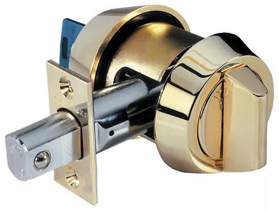 Mul-T-Lock Single Cylinder Hercular Deadbolt 206 S+ Polished Brass • $195