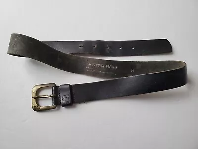 G-Star Raw Leather Belt Sz 90 • $24.99