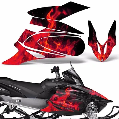 Yamaha APEX Decal Graphic Kit XTX Part Sled Snowmobile 2006-2011 ICE RED • $179.95