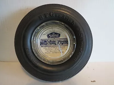 BF Goodrich Silverton Tire Ash Tray- Jos. Backhaus Garage Chrysler - Plymouth • $99.95