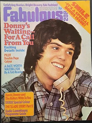 Fab 208 Magazine 19 April 1975 - Pilot Bay City Rollers Donny Slade • £19.80