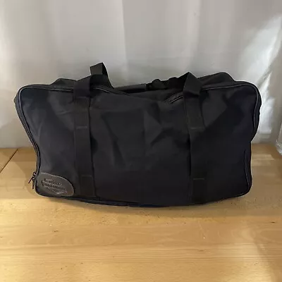 HARLEY DAVIDSON Duffel Bag BLACK Zippered With Handles Soft Liner See Pictures • $24.99