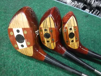 Macgregor Tourney PT1W Persimmon Woods 134 Pro Pel Stiff Leather • $110