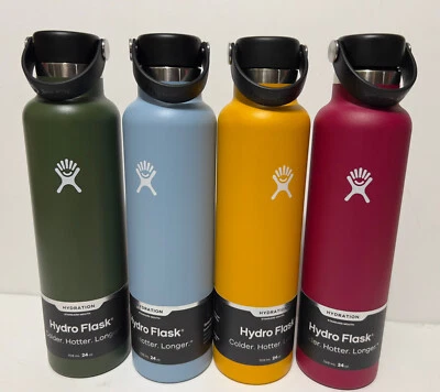 $25 • Buy Hydro Flask Vacuum Insulated Stainless Steel Water Bottle 24oz Seagrass Flex