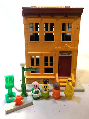 Vintage Fisher Price Play Family Sesame Street Hooper's Store Little People Lot • $25