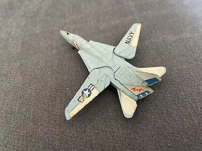 Navy F-14 Tomcat A143 Vintage Zylmex Die Cast Metal Airplane Hong Kong • $10