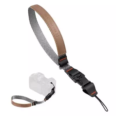 K&F Concept Wrist Strap Adjustable 7.5-16.5cm Width-20mm KF13.116 Brown • $28.99