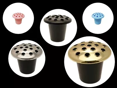 Grave Vase Cemetery Pot Inserts 13cm X 10cm Memorial Funeral Choice Of 5 Colours • £2.99