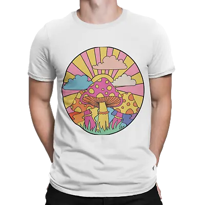 Magic Mushrooms. Psychedelic Hallucination T Shirt Joke Birthday Novelty Funny • £5.99