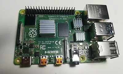 Raspberry Pi 4B (ARM Cortex A72 1.5GHz 8GB RAM) Single Board Computer... • $80