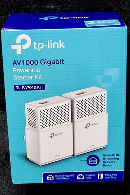 TP-LINK TL-PA7010 KIT Gigabit Powerline Starter Kit • $25