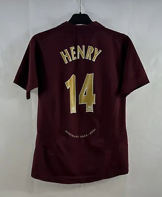 £69.99 • Buy Arsenal Henry 14 Home Football Shirt 2005/06 Large Boys Nike B713