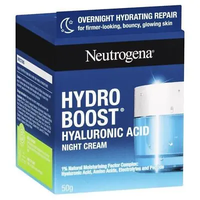 Neutrogena Hydro Boost Hyaluronic Acid Night Cream 50g • $17.49