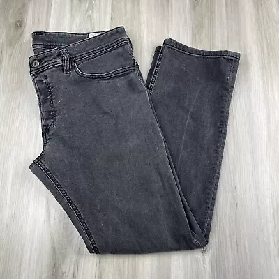 Diesel Safado Jeans Pants Mens 38 X 32  Slim Straight Black Button Fly • $40.49