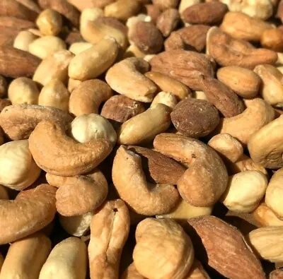 Roasted Salted Mixed Nuts 1kg Premium Cashew Almonds Hazelnuts Peanuts • £15.99