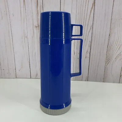 Vintage Thermos Blue Filler 22F Cup 22A63 Stopper 722 King Seeley 16 Oz Cup Mug • $9.98