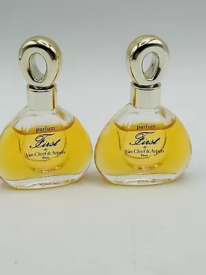 2 Van Cleef & Arpels First Perfume Parfum Vtg 90s Mini 5ml • $35