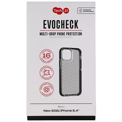 Tech21 Evo Check Series Flexible Gel Case For Apple IPhone 13 Mini - Black • $10.95